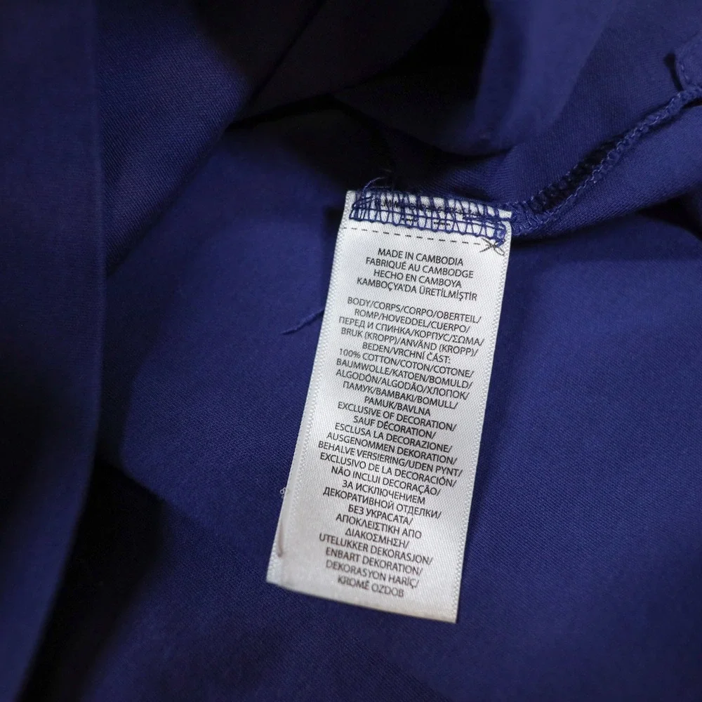 Polo Ralph Lauren Polo Shirt Men XL Navy Blue Classic Fit Soft Cotton Flesh Pony